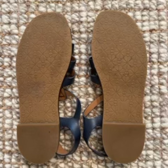 Kate spade wonder fisherman Sandals in navy blue - Picture 6 of 7